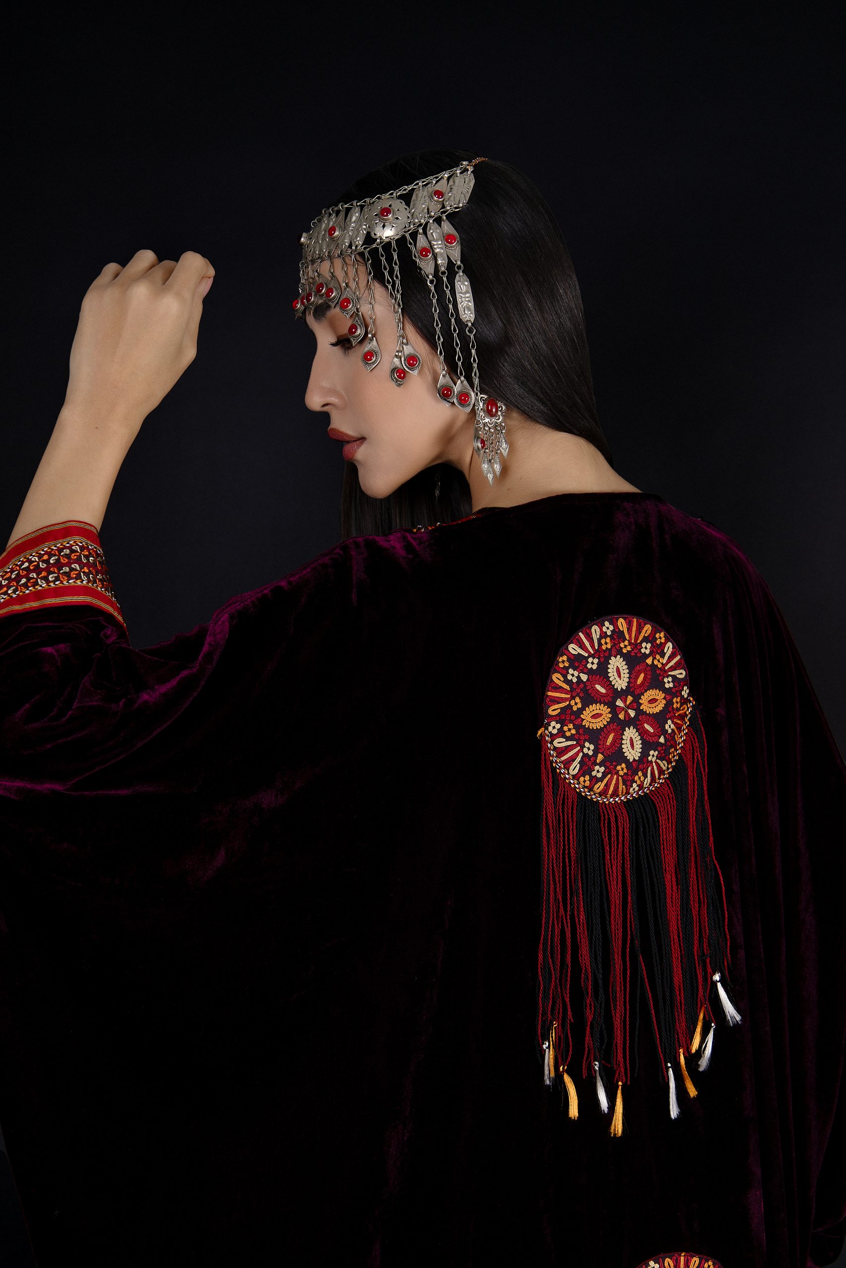 The Royal Maroon Kaftan