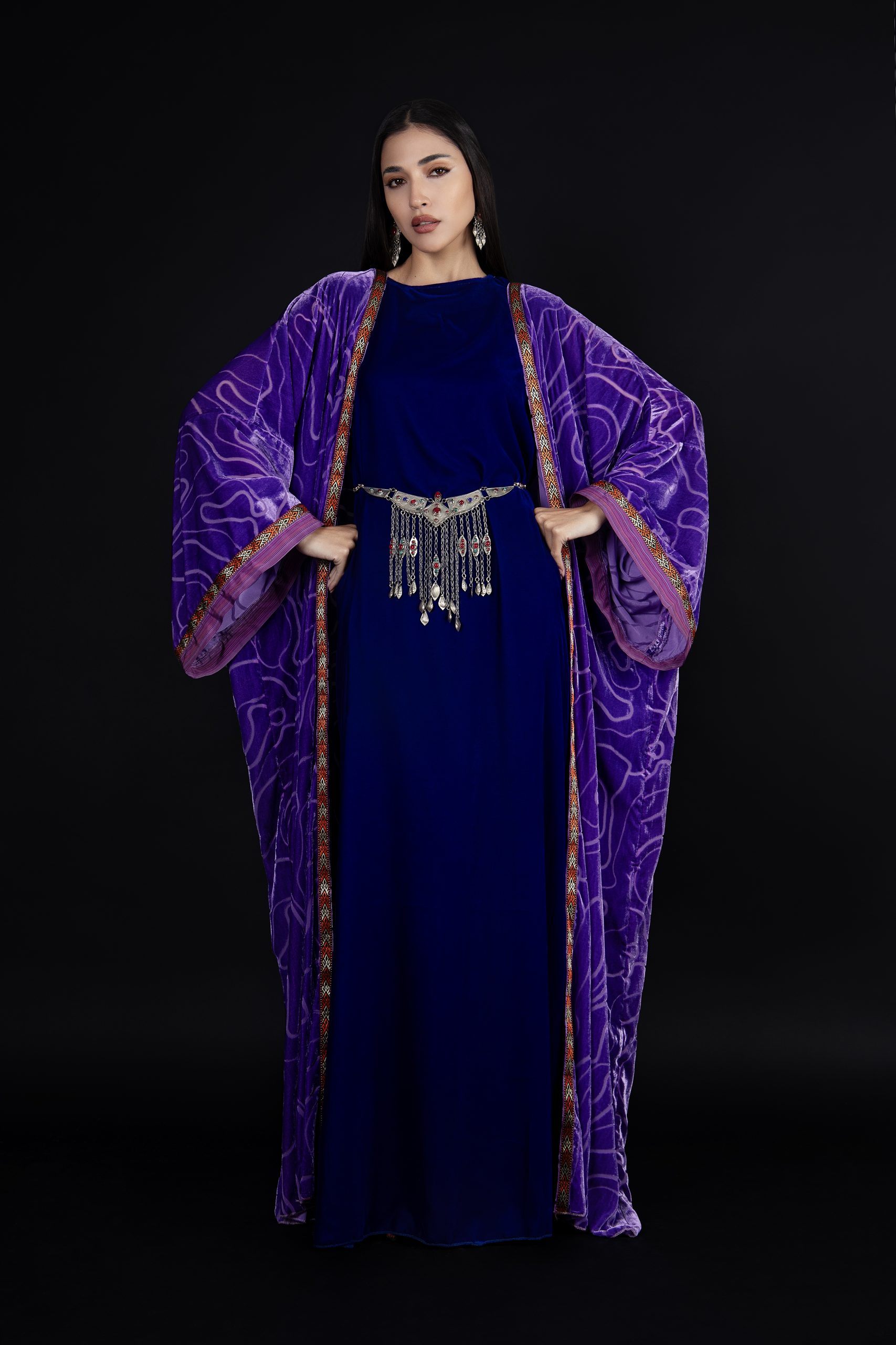 The Vivid Lilac Kaftan