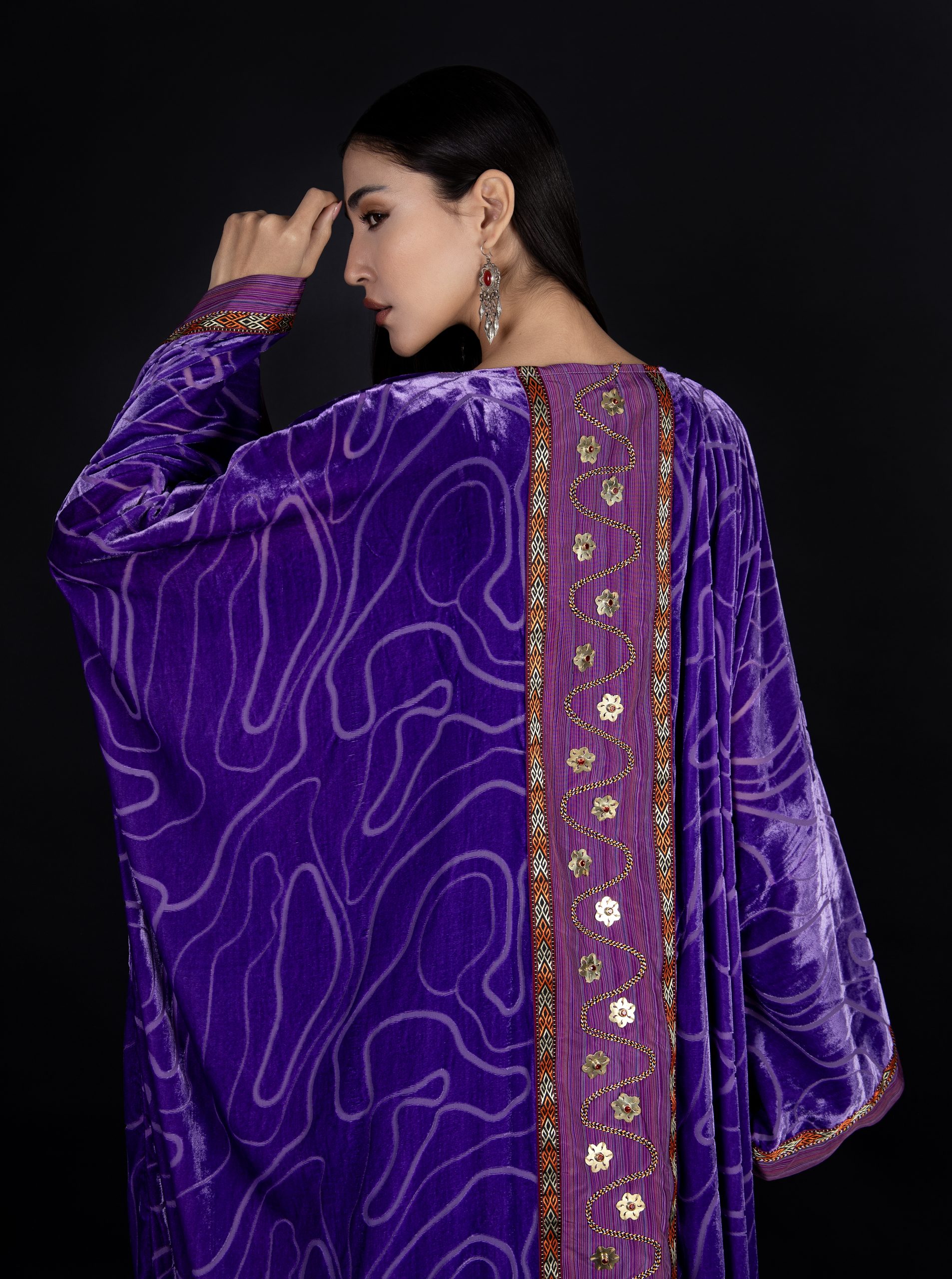 The Vivid Lilac Kaftan - Image 6