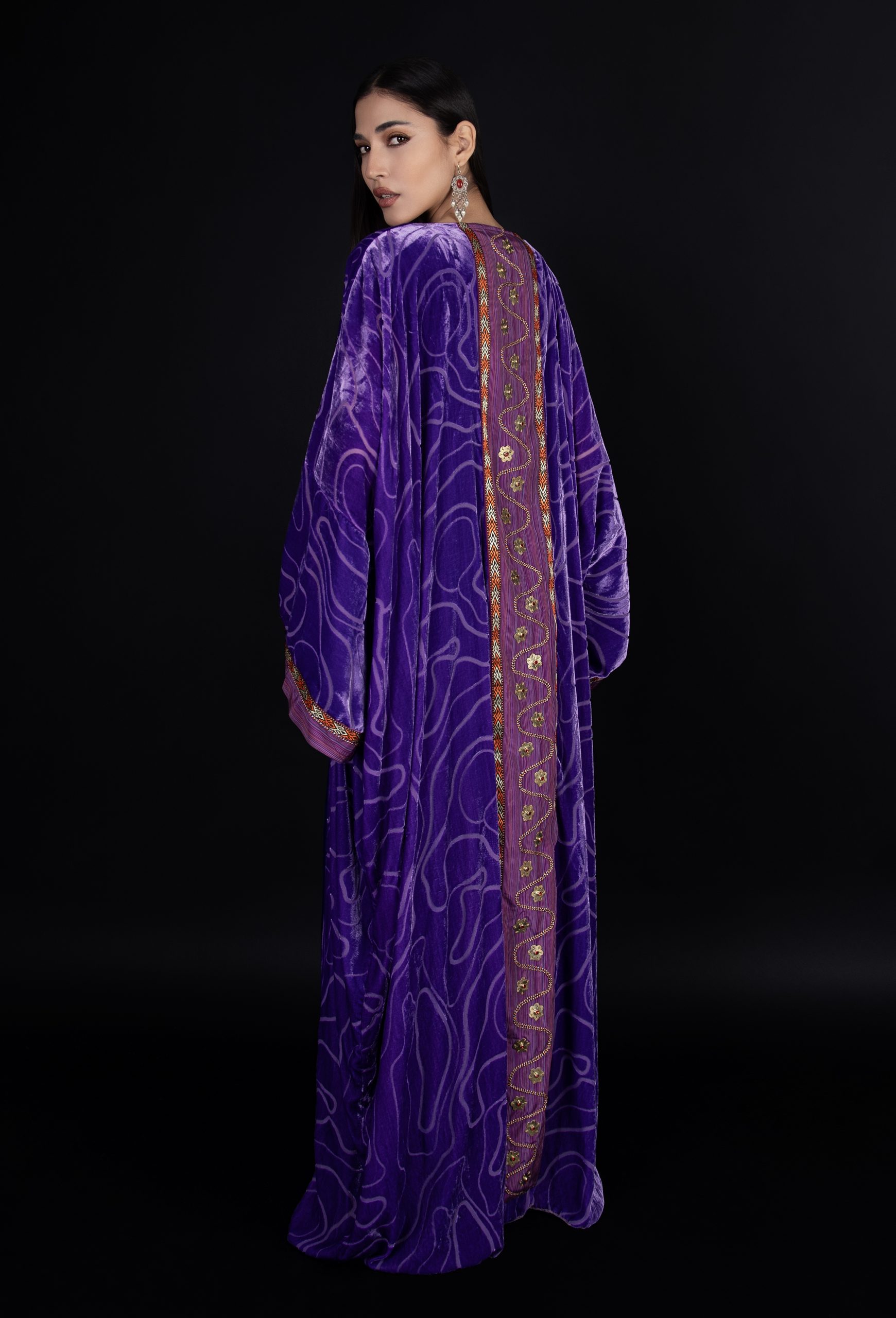 The Vivid Lilac Kaftan - Image 3