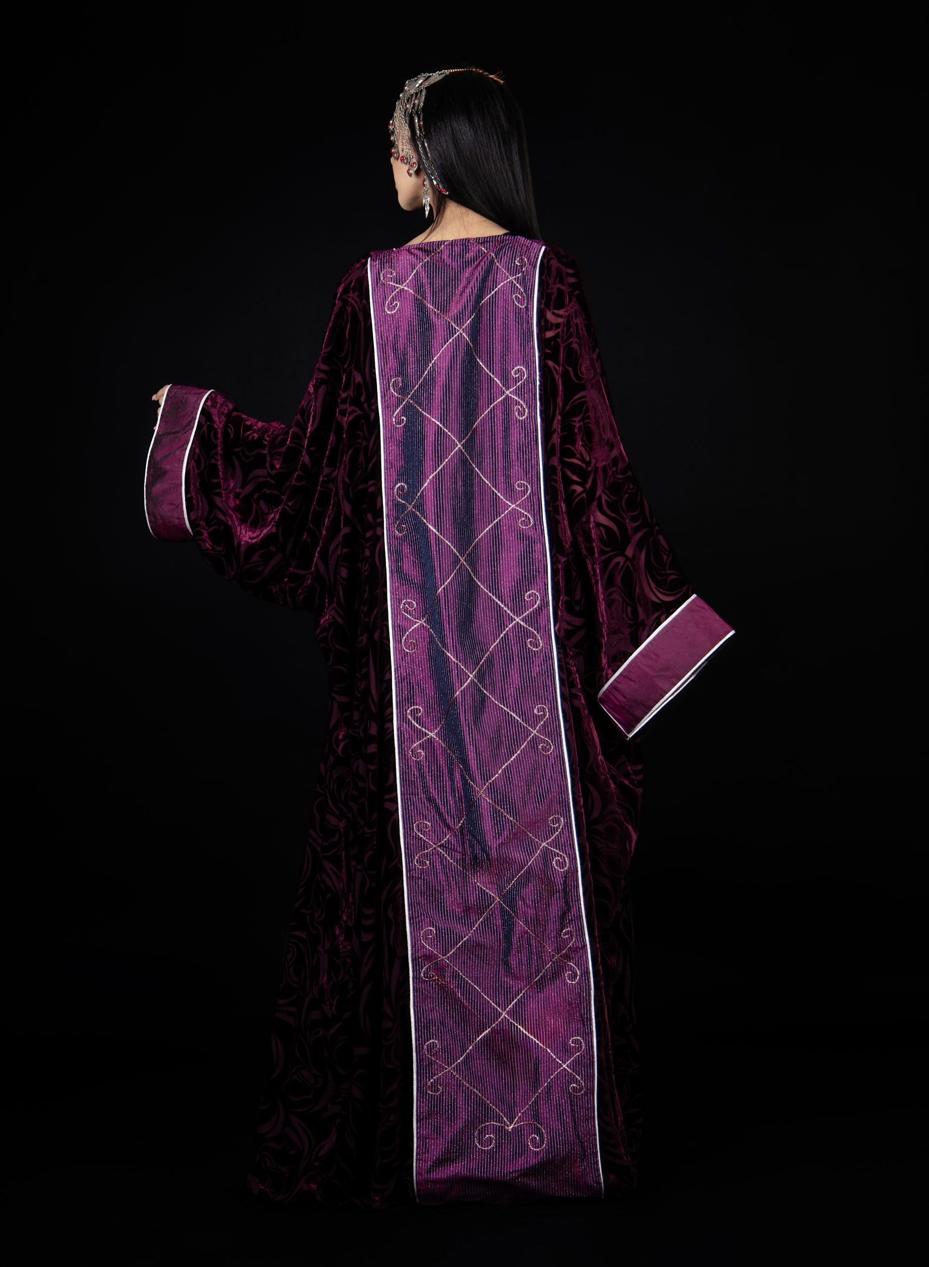 La Viv Plum Kaftan - Image 2
