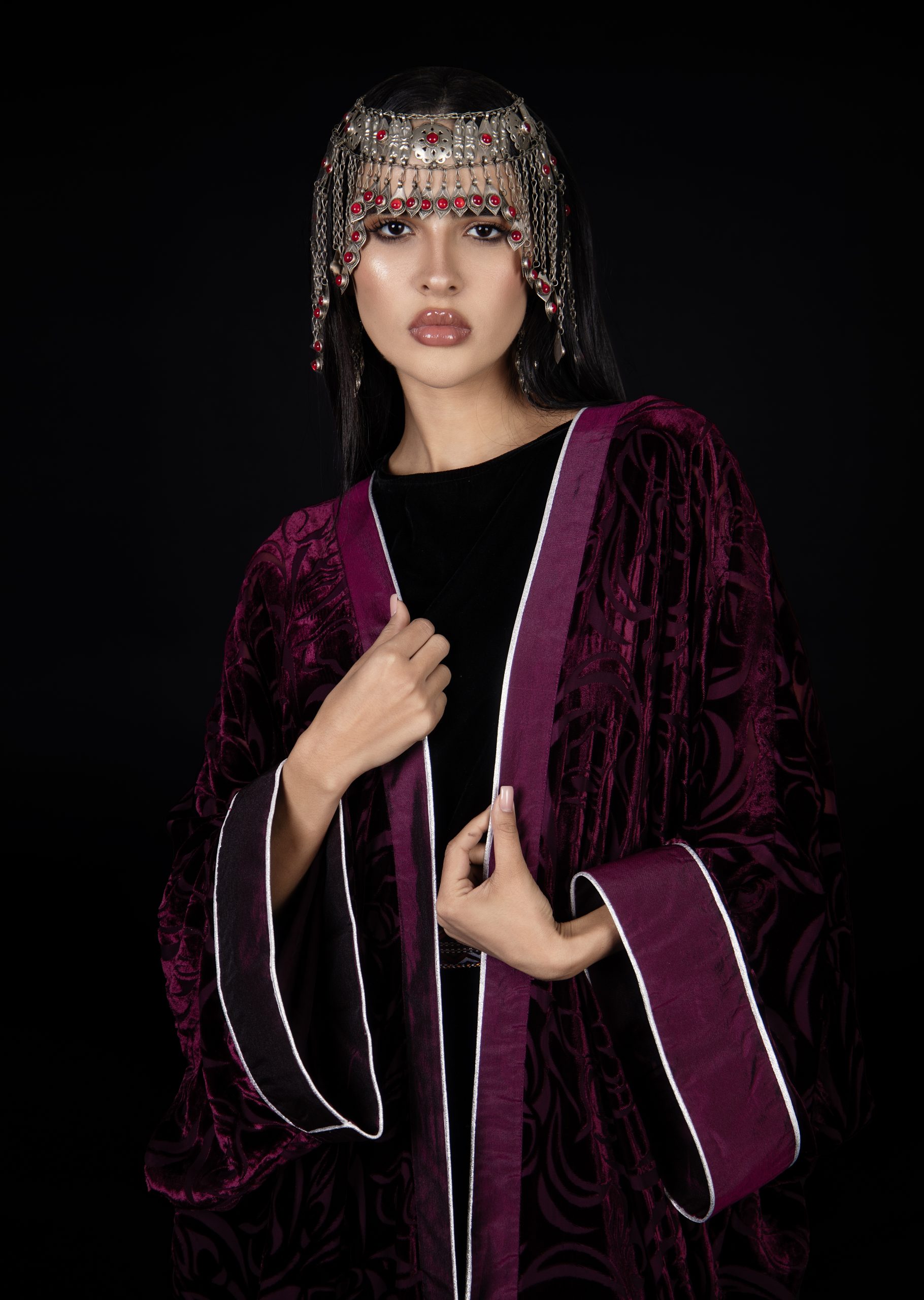 La Viv Plum Kaftan