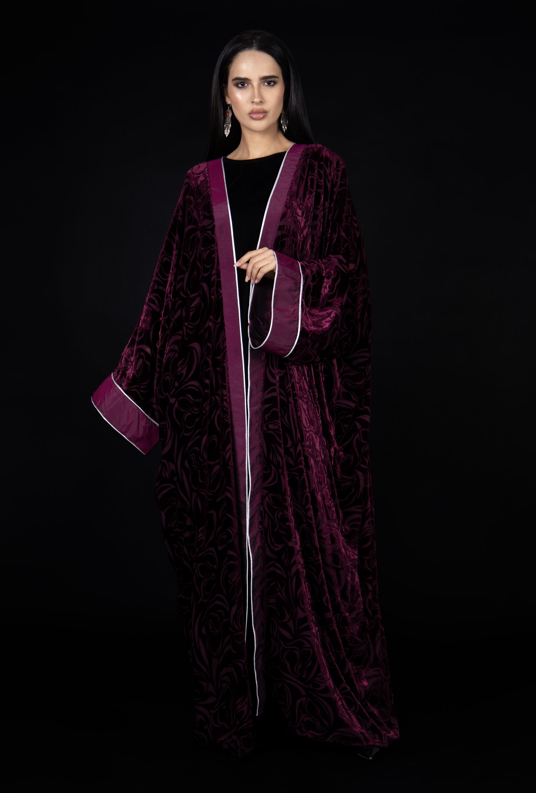 La Viv Plum Kaftan - Image 4